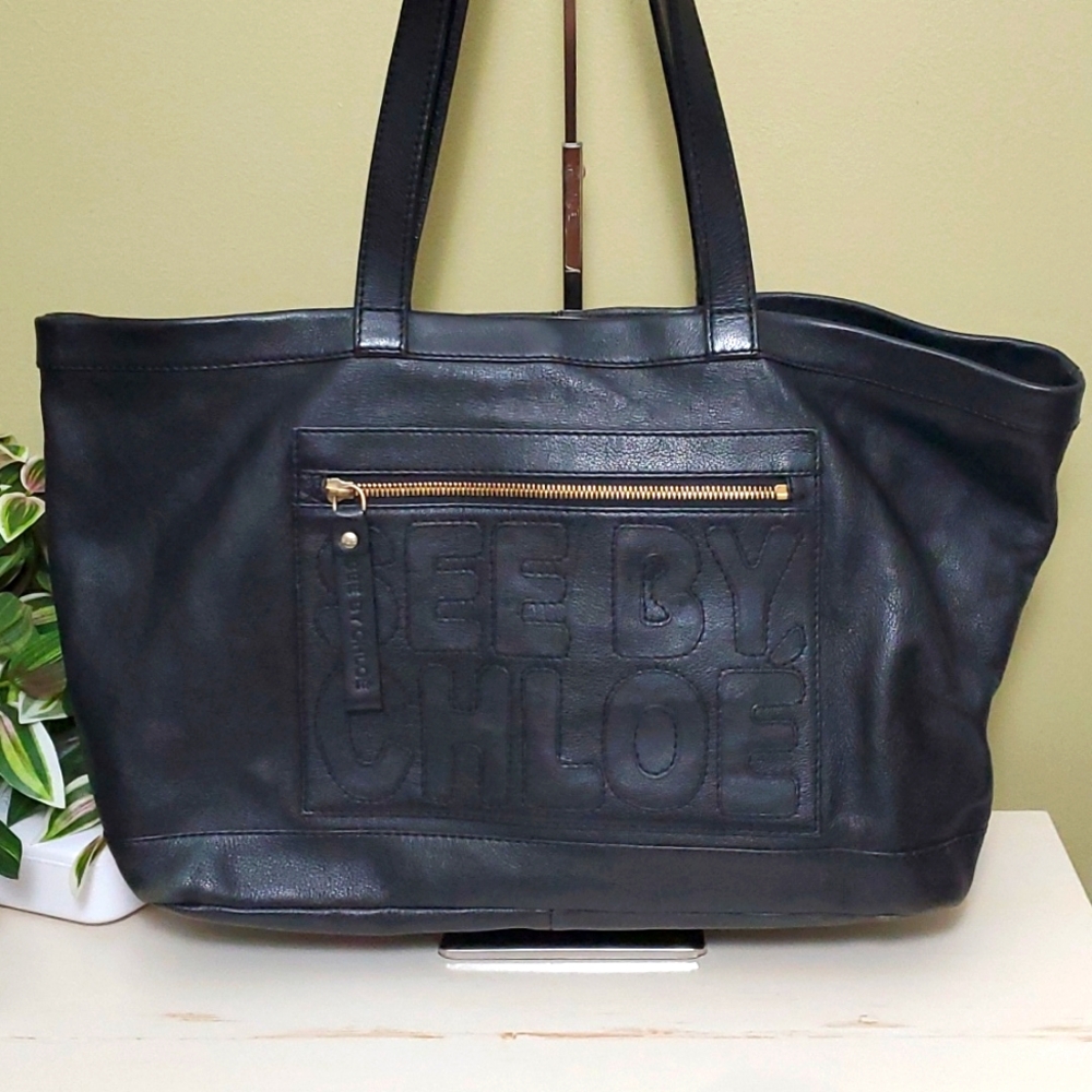 See By Chloé | Black Leather Shoulder Bag - Picture 2 of 12